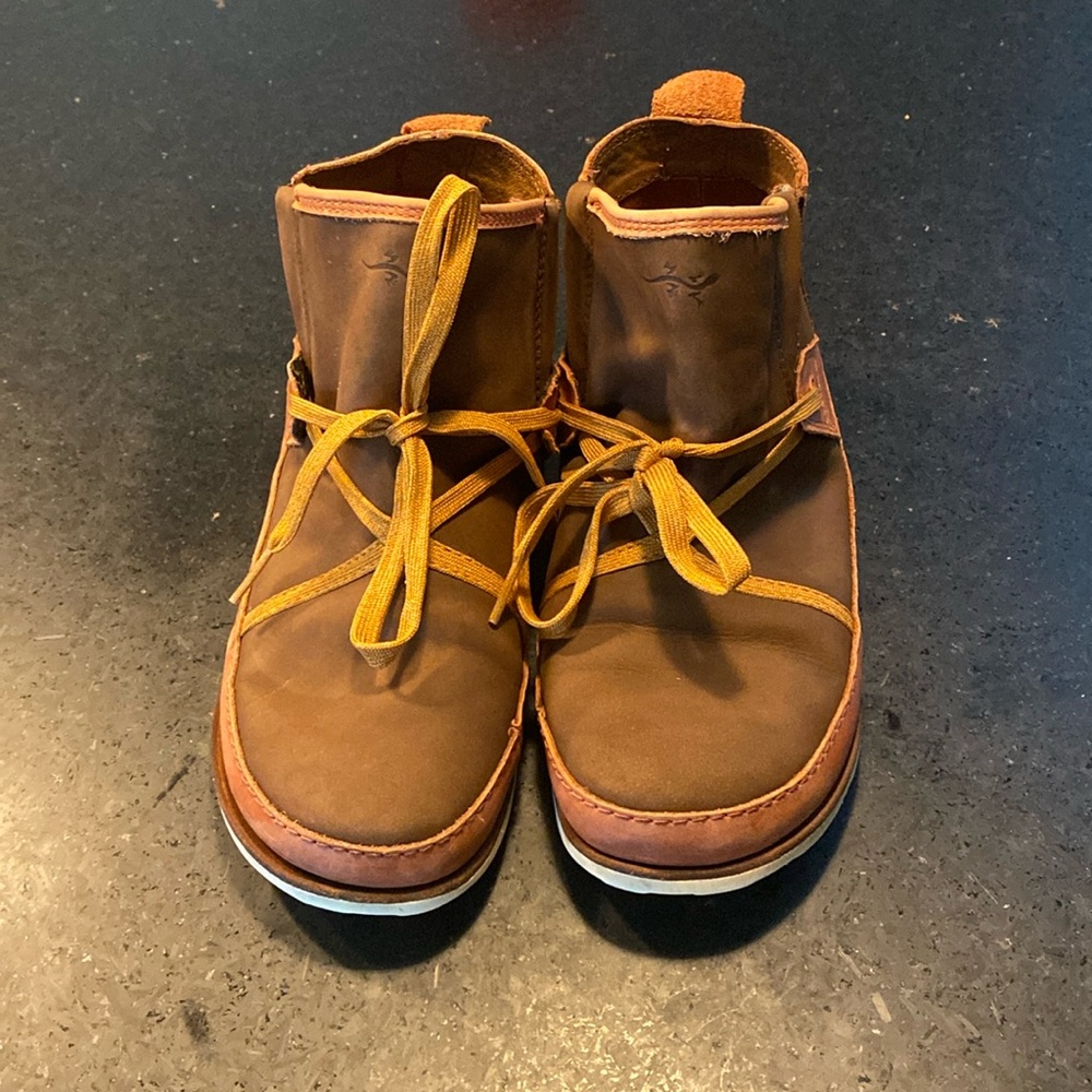 Women’s Chaco Harper Mid Boot brown, burnt orange size 9
